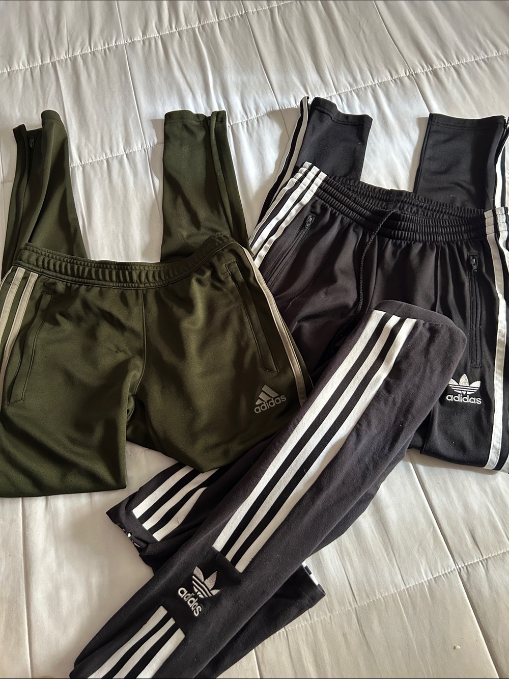 Adidas leggings (3 pair) all different